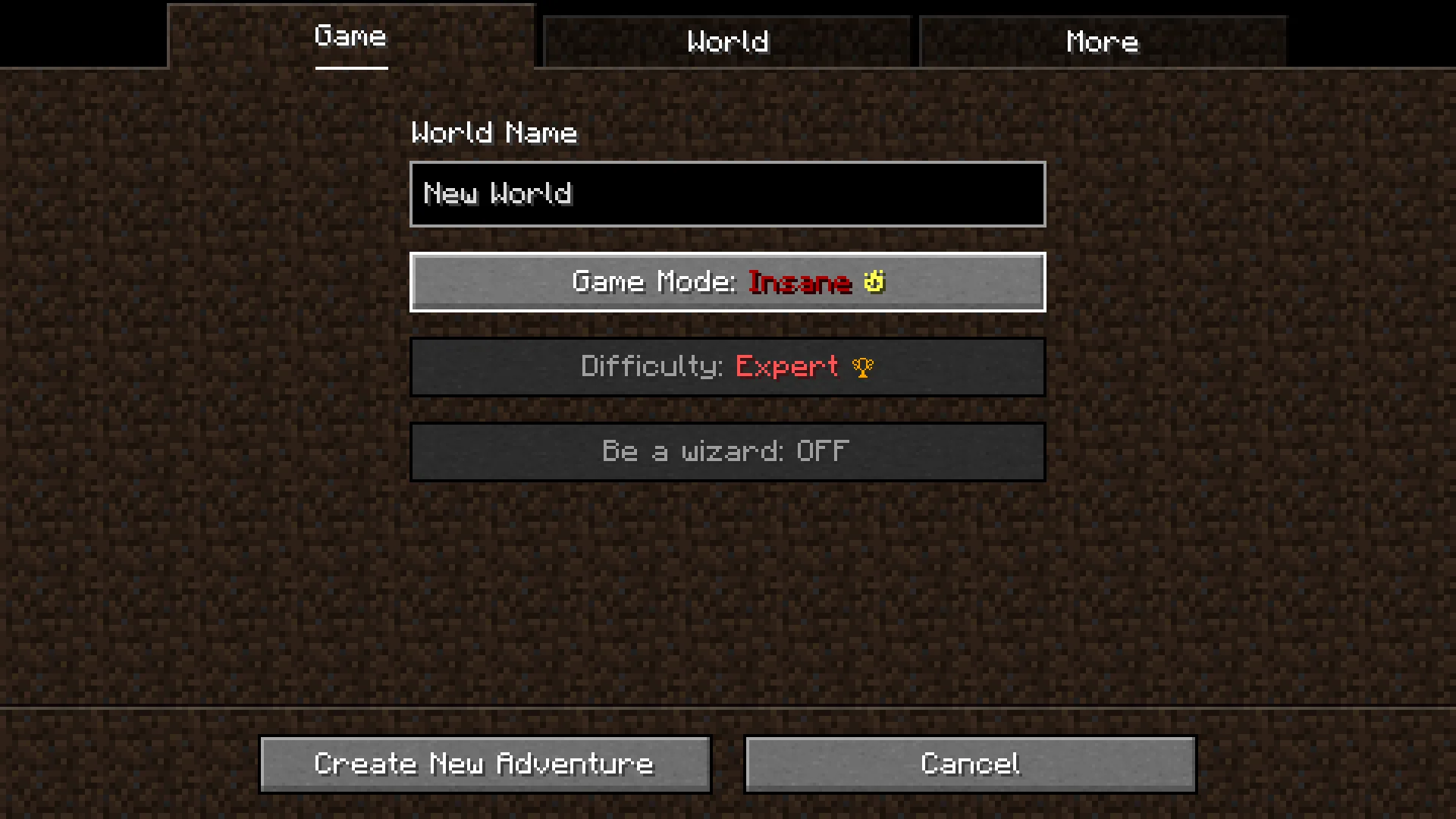 Menu Text Refresh (Fantasy) — скриншот 2 (Текстуры, Minecraft)