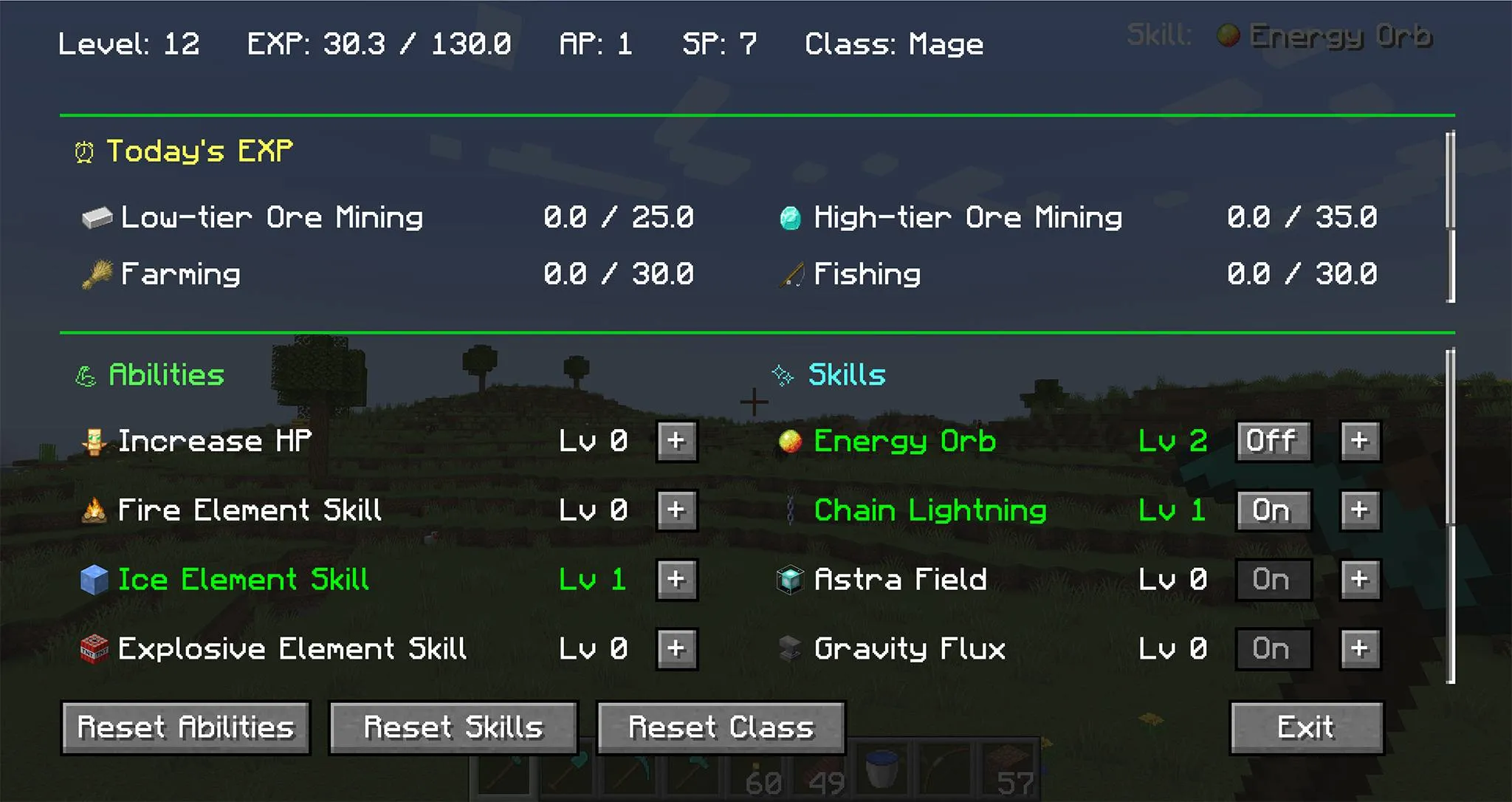 Hwijin's RPG, Моды, Minecraft