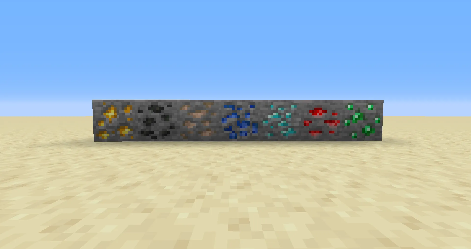 Caves and Cliffs Ores — скриншот 1 (Текстуры, Minecraft)