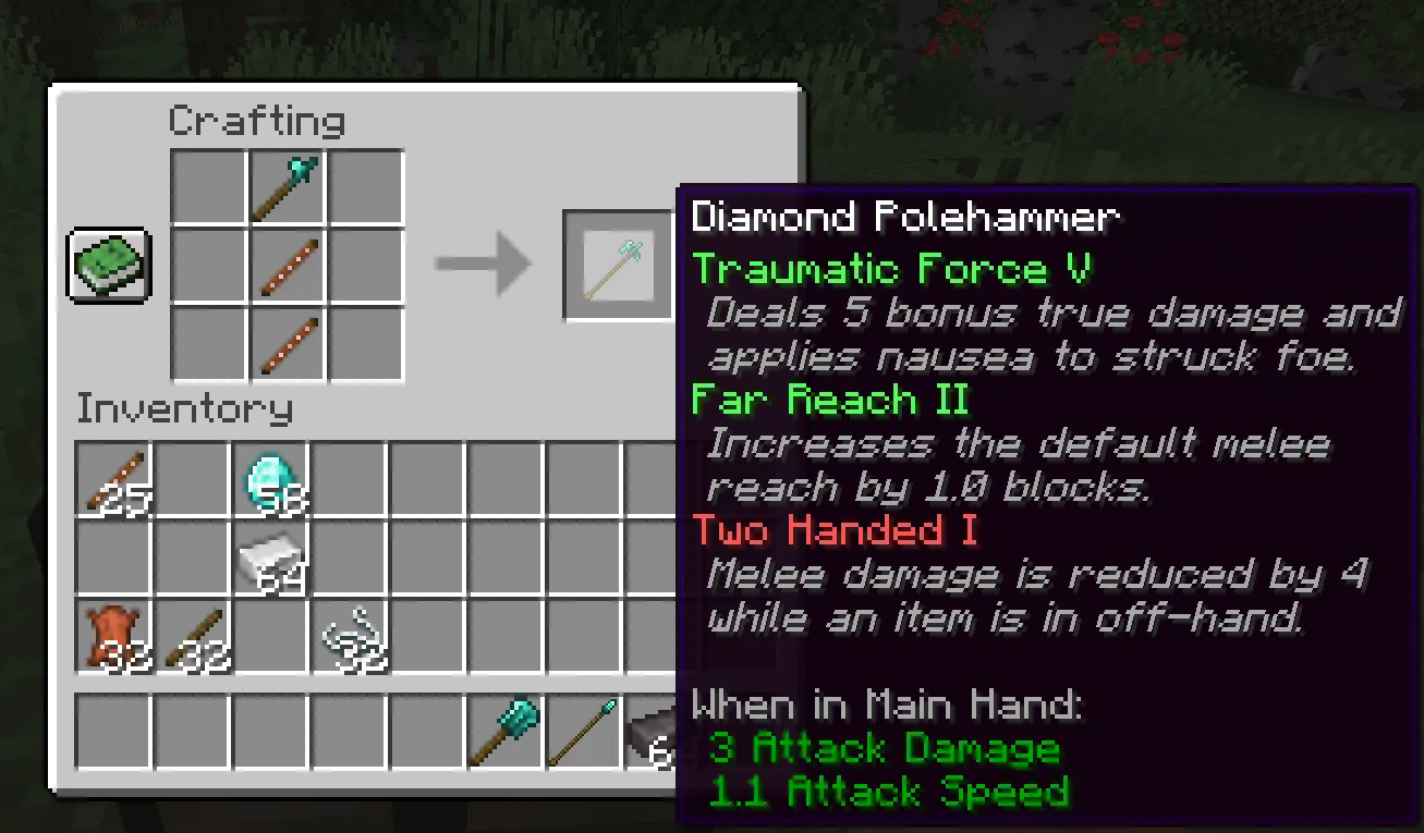 Feudal Weaponry [Fabric] — скриншот 3 (Моды, Minecraft)