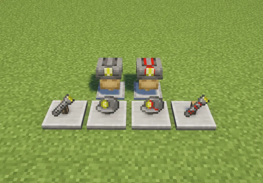 Vulcan's Flashlights Retextured — скриншот 2 (Текстуры, Minecraft)