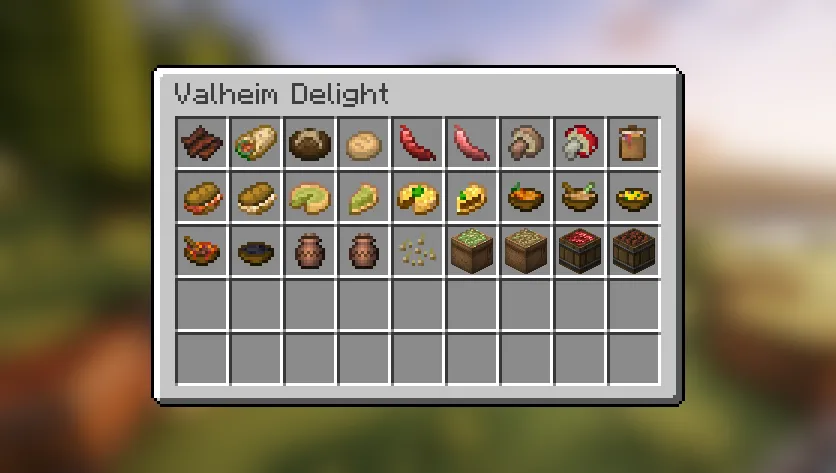 Valheim Delight — скриншот 2 (Моды, Minecraft)