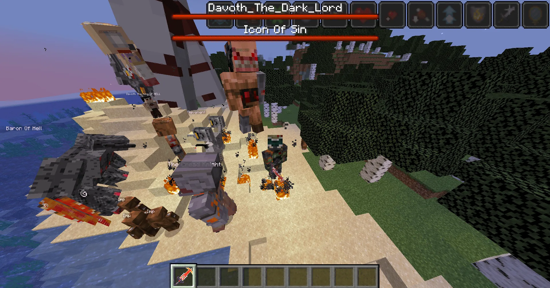 DOOM and The Titans, Моды, Minecraft