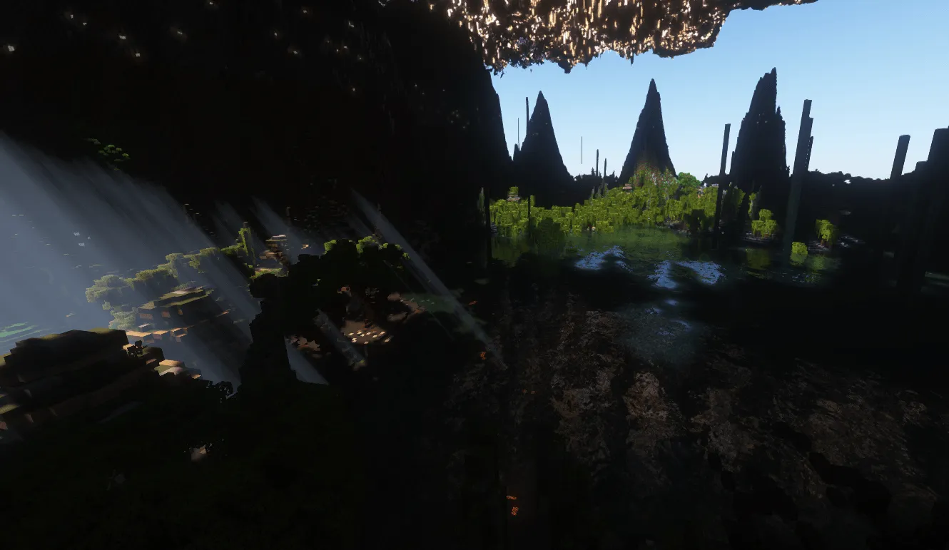 Tater Lands - The Mystical Caverns 3072x3072 Survival, Карты, Minecraft