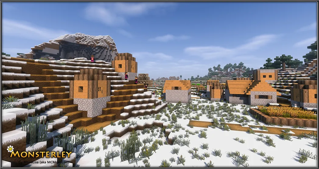 Monsterley Add-on: Winter, Текстуры, Minecraft