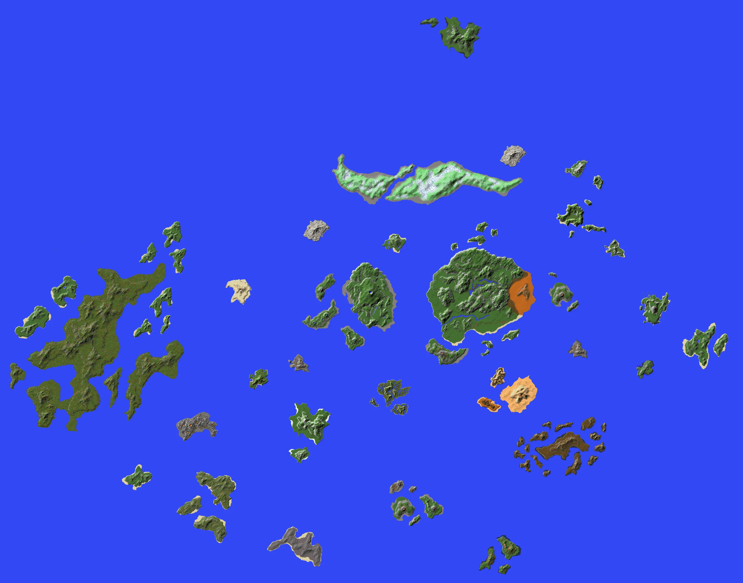 Sfink Archipelago, Карты, Minecraft