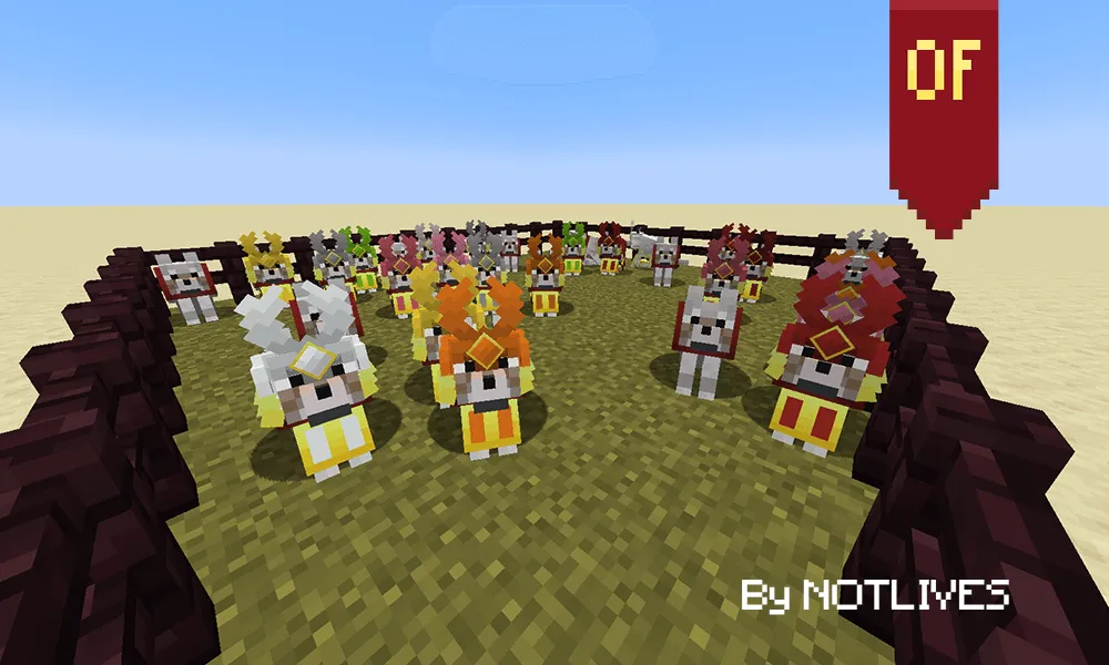 NOTLIVES's Samurai dog Armor V1 — скриншот 3 (Текстуры, Minecraft)