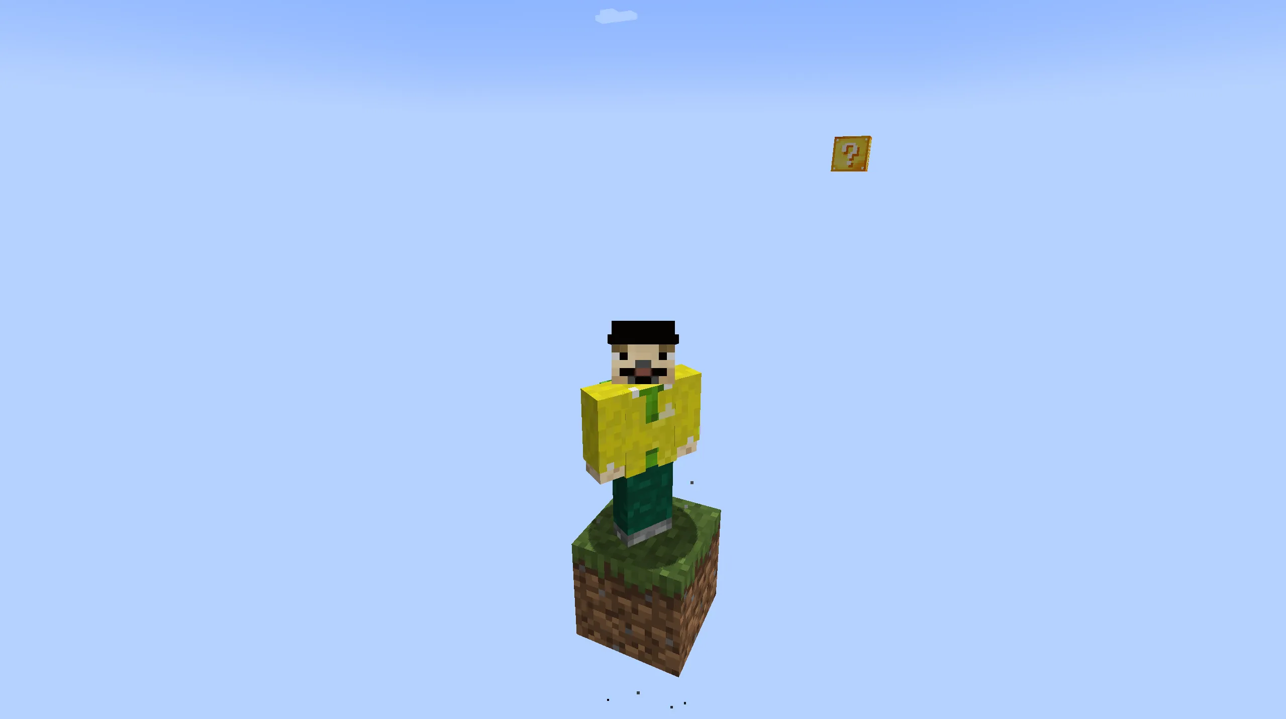 One Lucky Block - Skyblock / OneBlock with Dimensions — скриншот 1 (Модпаки, Minecraft)