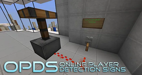 OnlinePlayerDetectionSigns (OPDS), Плагины, Minecraft
