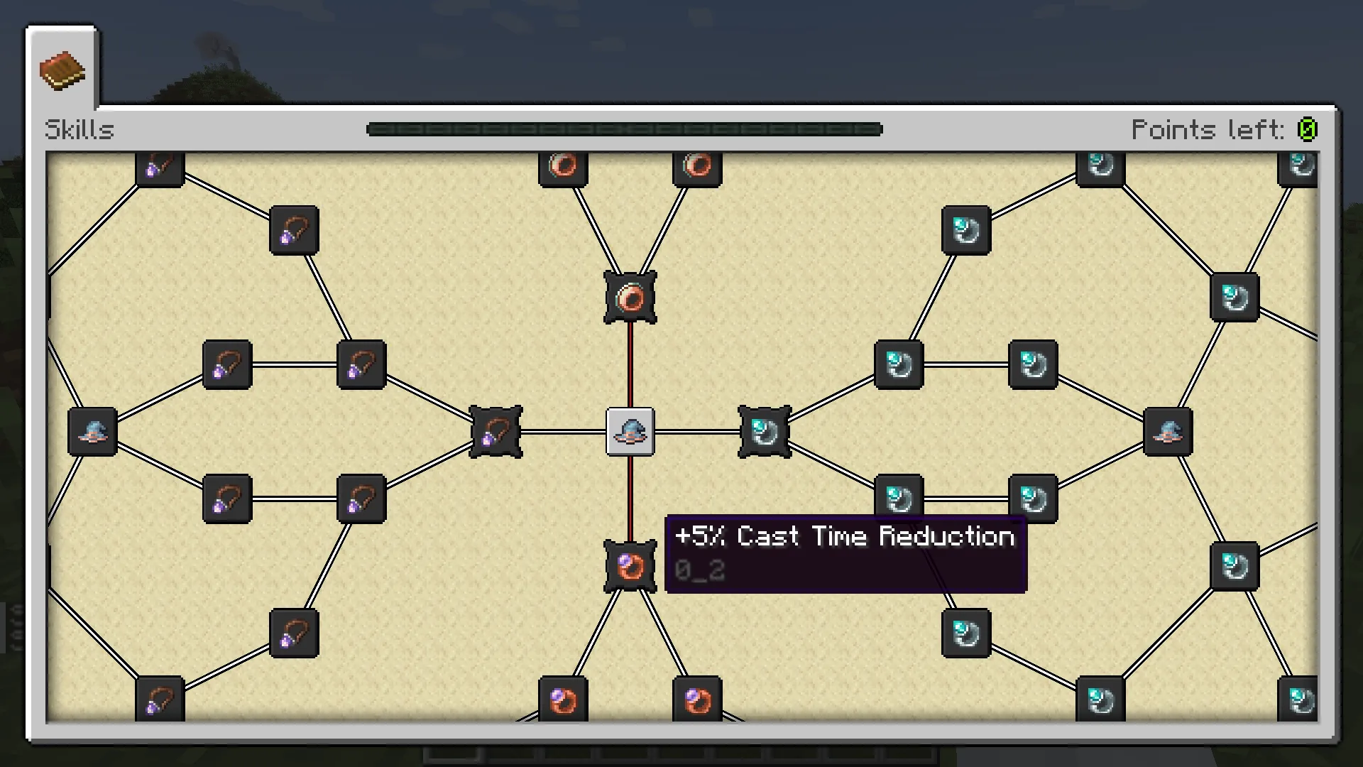 Unofficial Iron's Spells 'n Spellbooks Skill Tree — скриншот 5 (Моды, Minecraft)
