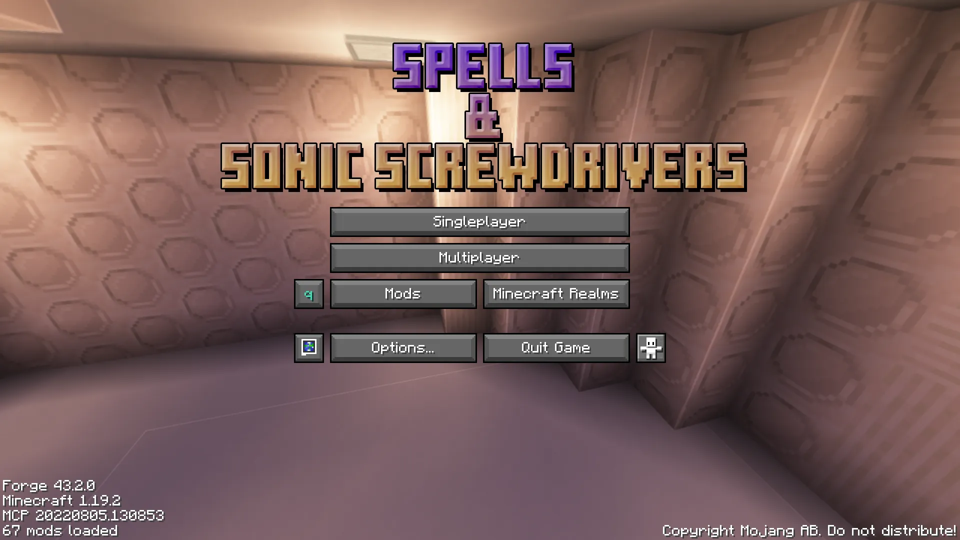 Spells and Sonic Screwdrivers, Модпаки, Minecraft