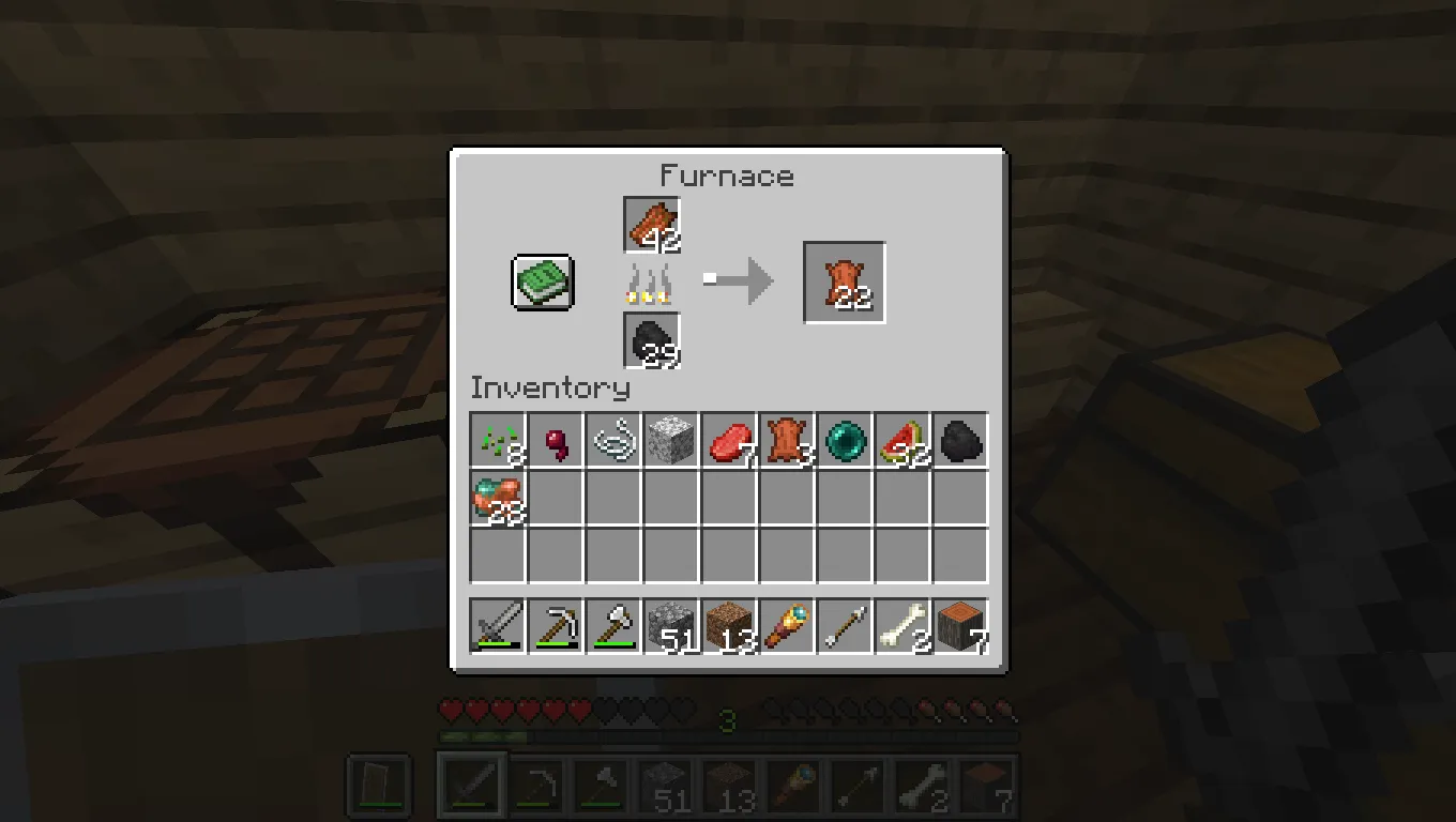Rotten Flesh into Leather — скриншот 2 (Моды, Minecraft)