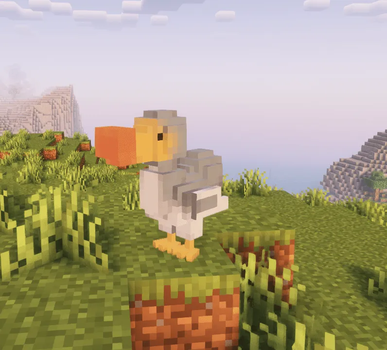 Chicken as Dodo  — скриншот 1 (Текстуры, Minecraft)