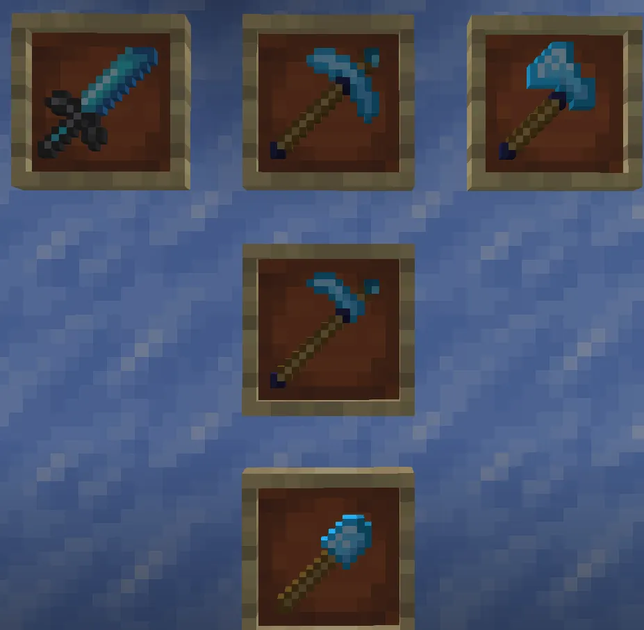 Enhanced Tools & Weapons — скриншот 6 (Текстуры, Minecraft)