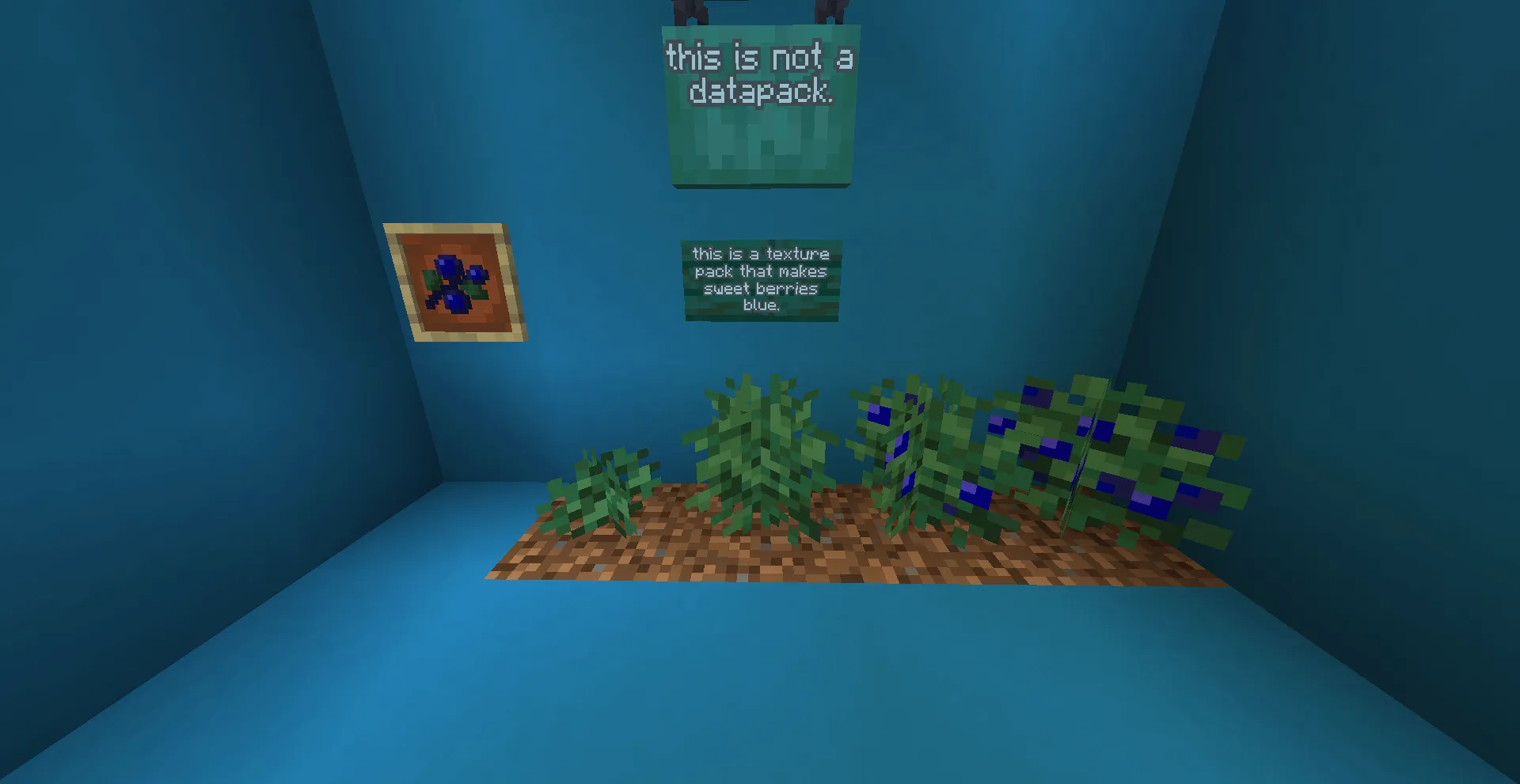 Blueberry pack — скриншот 1 (Текстуры, Minecraft)