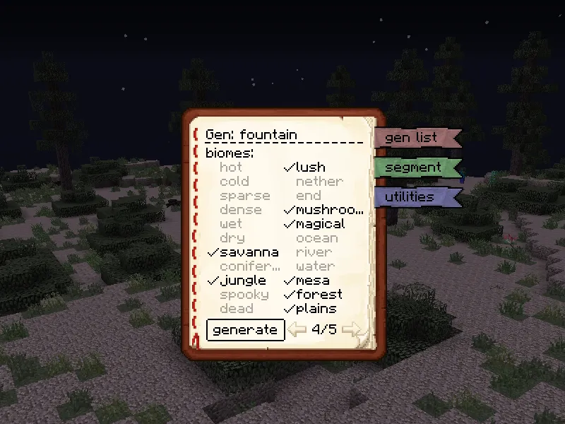 Customgen — скриншот 3 (Моды, Minecraft)