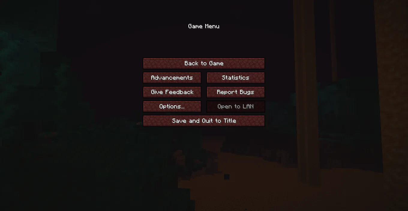 Nether Menus Pack — скриншот 5 (Текстуры, Minecraft)