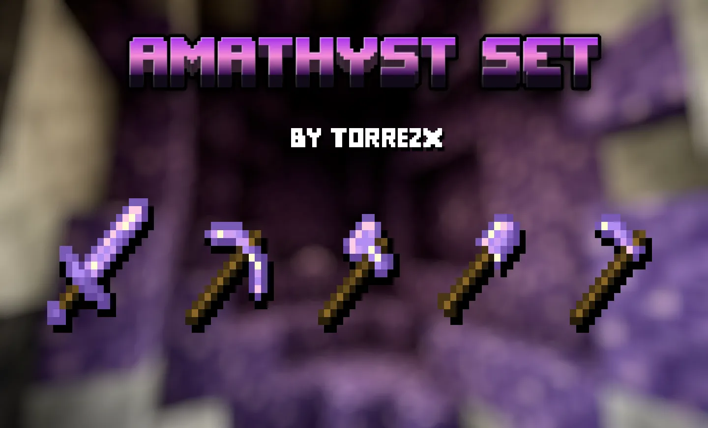 Torrezx-Amathyst set — скриншот 1 (Текстуры, Minecraft)