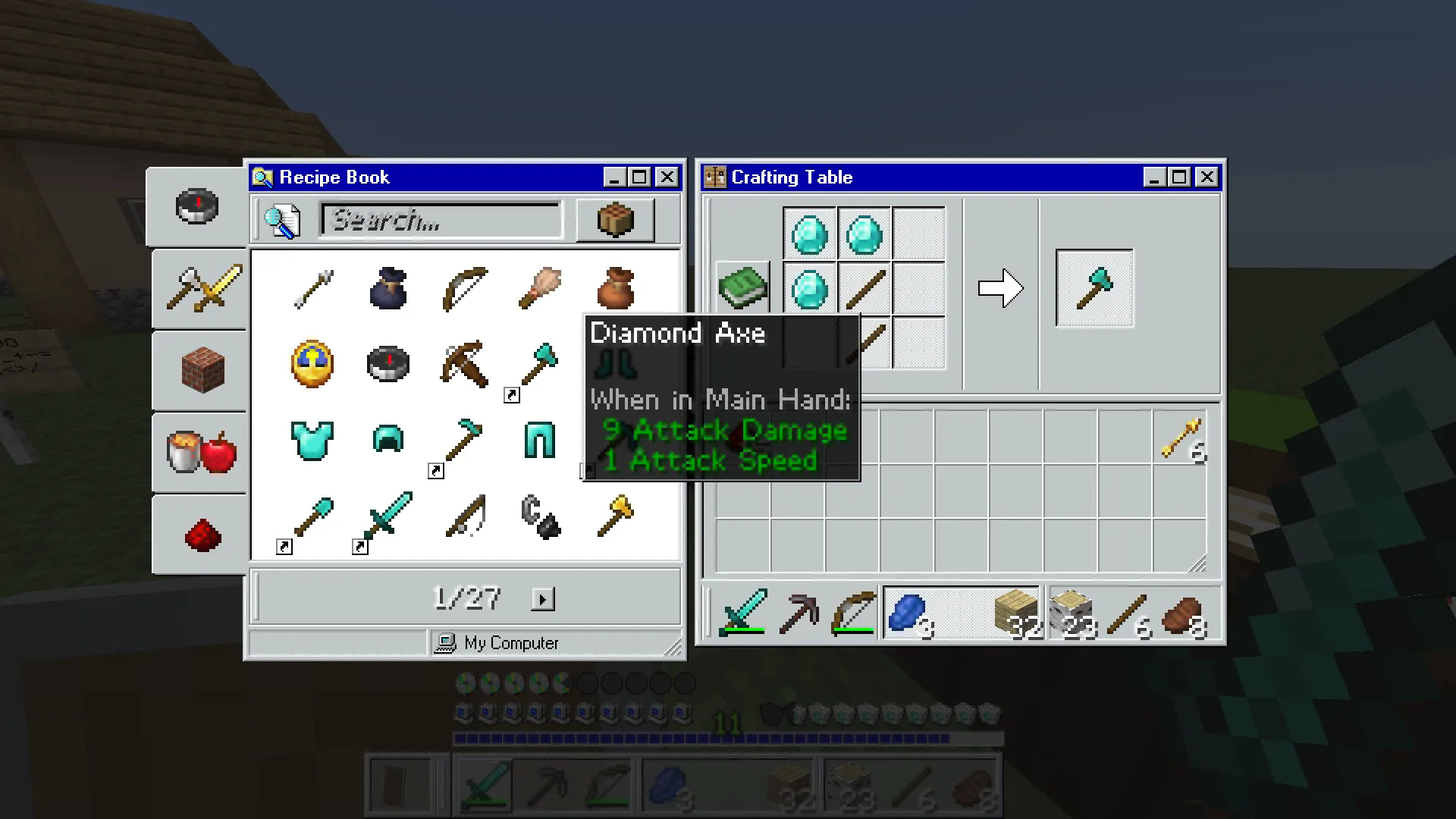 System 98 (Windows 98 Themed GUI), Текстуры, Minecraft