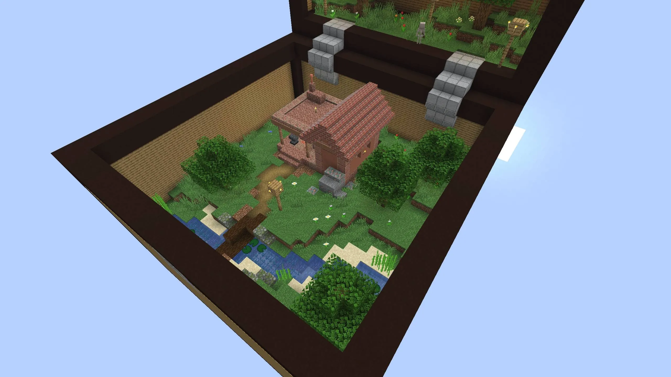 Skyblock Chest Challenge, Карты, Minecraft