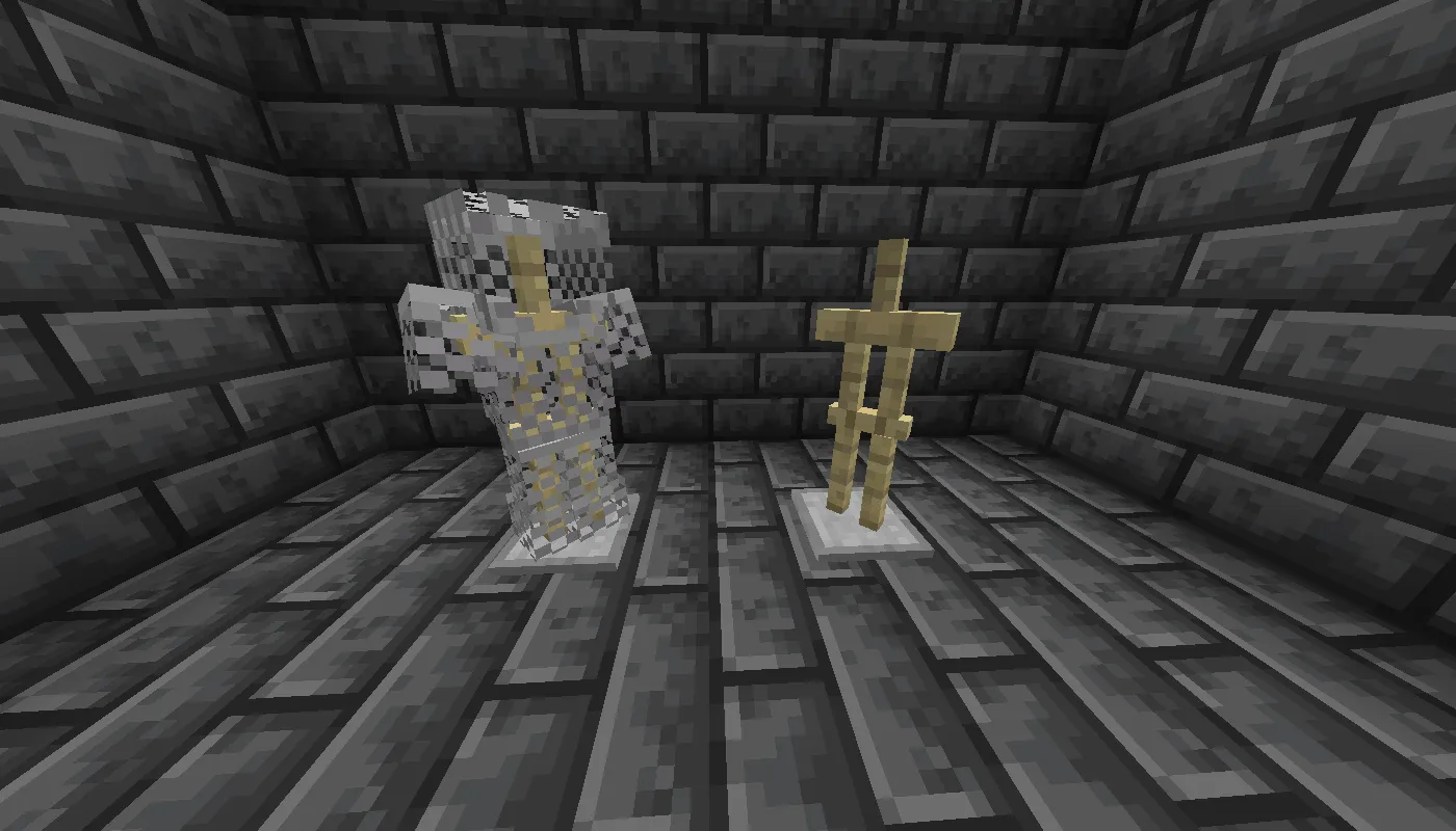 Birch Armor Stand — скриншот 1 (Текстуры, Minecraft)