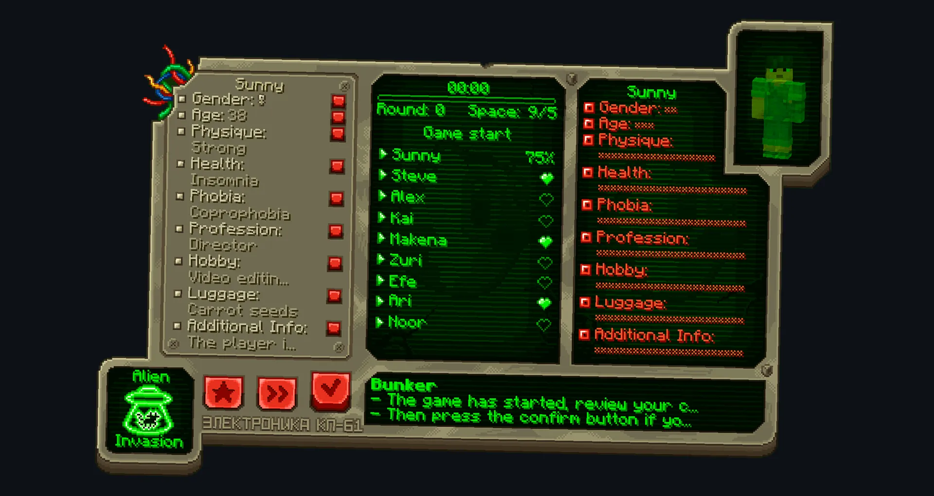 Bunker, Моды, Minecraft