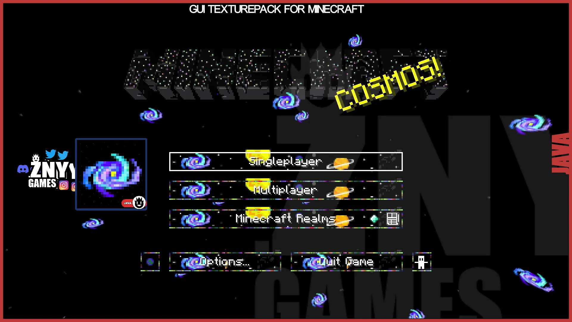 COSMOS [GUI] — скриншот 7 (Текстуры, Minecraft)