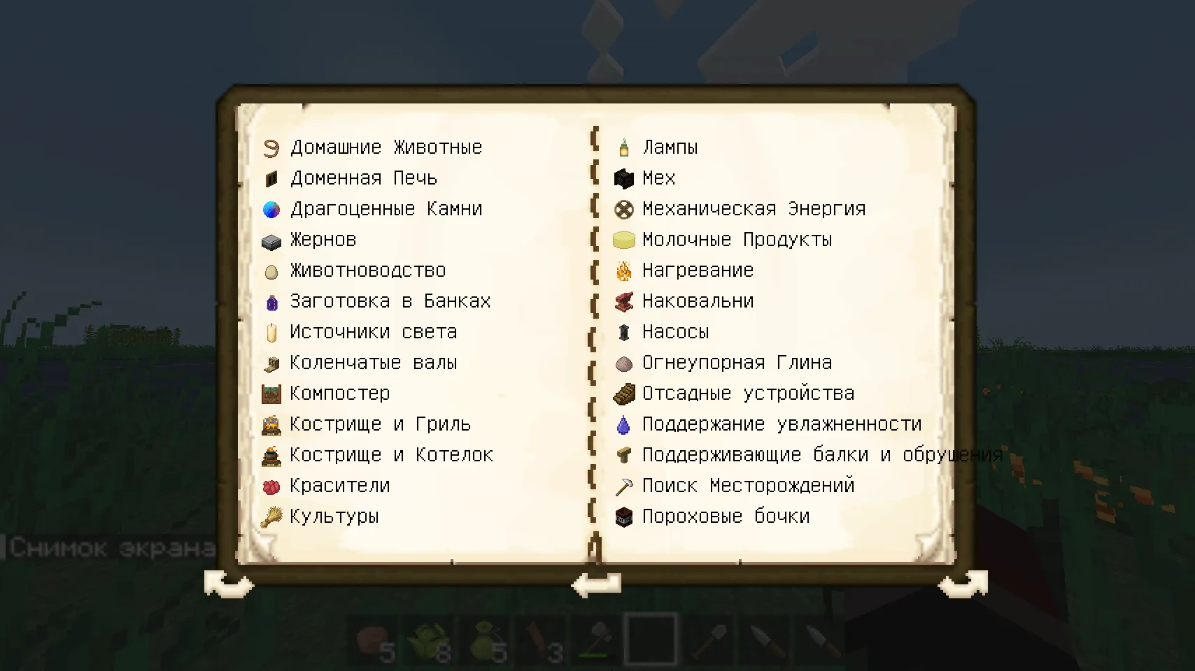 TFC Patchouli RUS — скриншот 5 (Текстуры, Minecraft)