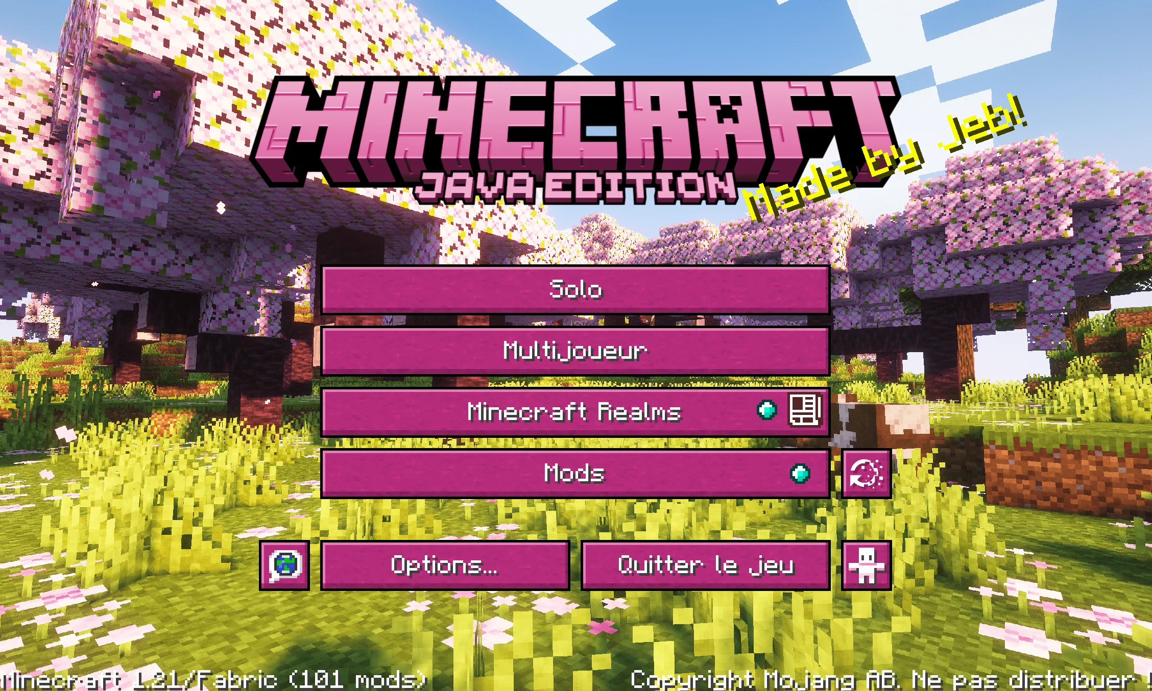 Cherry Blossom GUI — скриншот 5 (Текстуры, Minecraft)