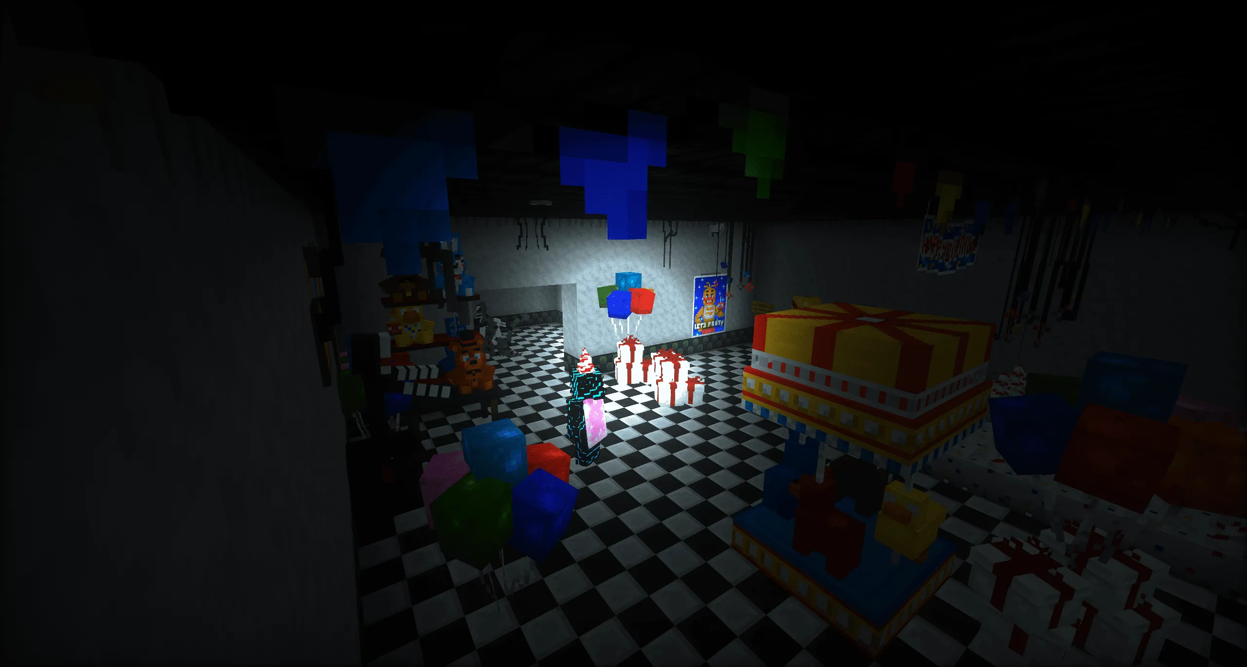 FNAF ADVENTURE - Pikayorld — скриншот 12 (Модпаки, Minecraft)