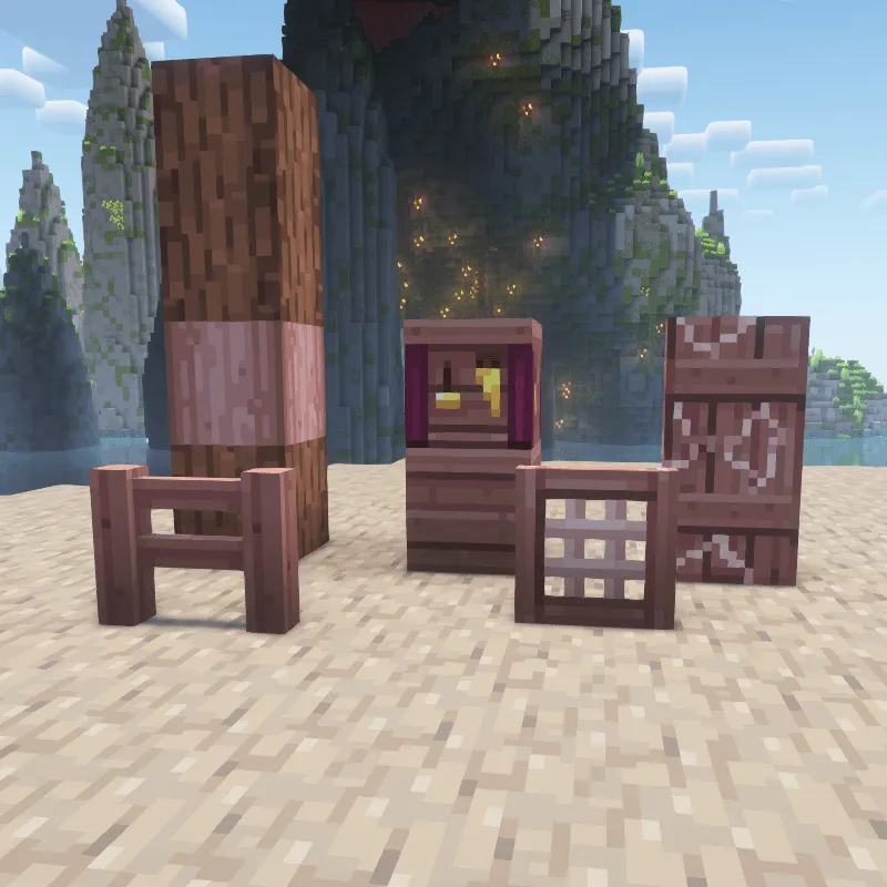 Whimscape x Oh The Biomes We've Gone — скриншот 14 (Текстуры, Minecraft)