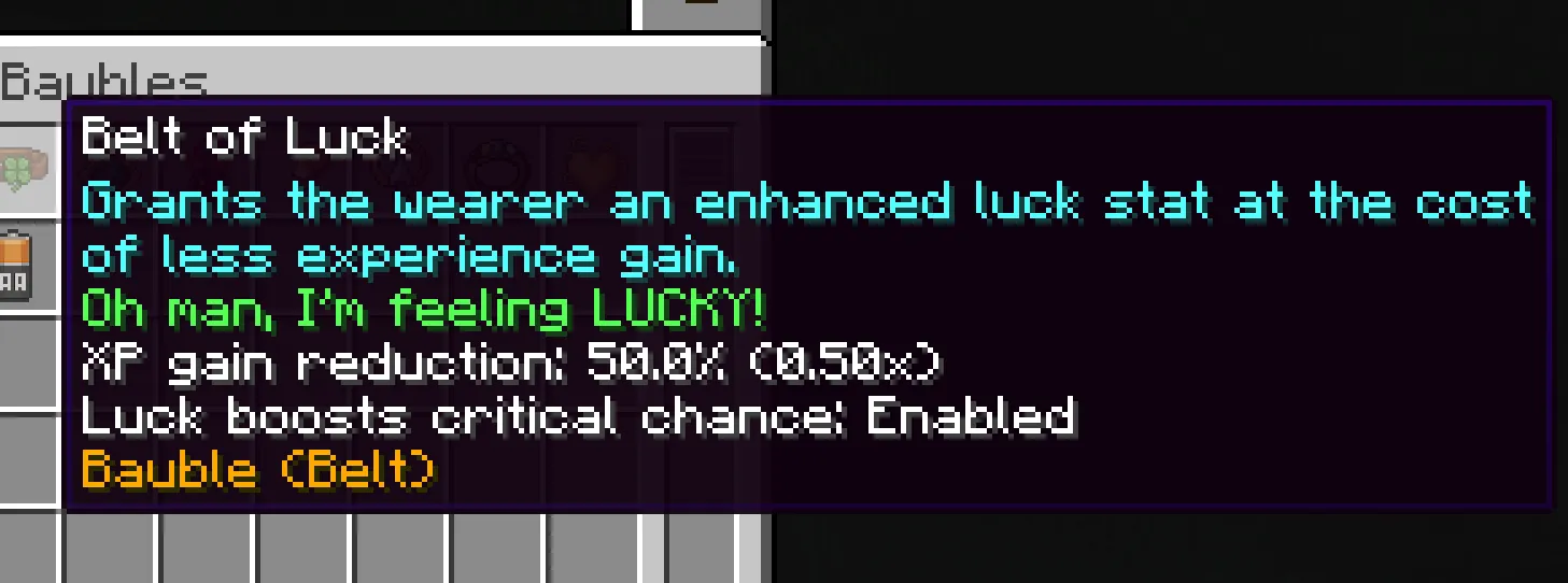 Nanoh's Baubles, Моды, Minecraft