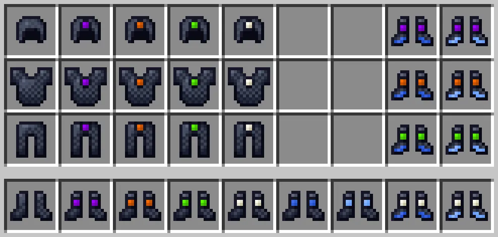 VEGC: Dark Chainmail [OptiFine], Текстуры, Minecraft