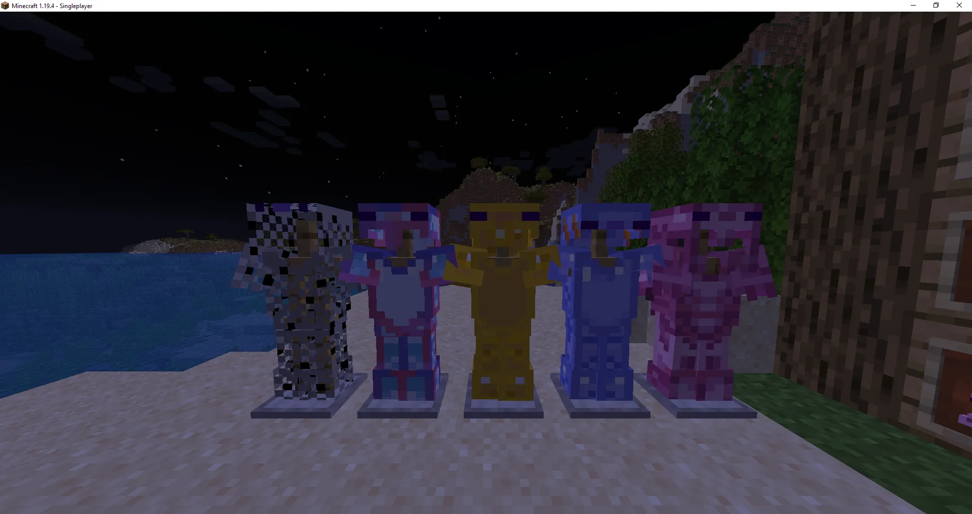 axolotl textures, Текстуры, Minecraft