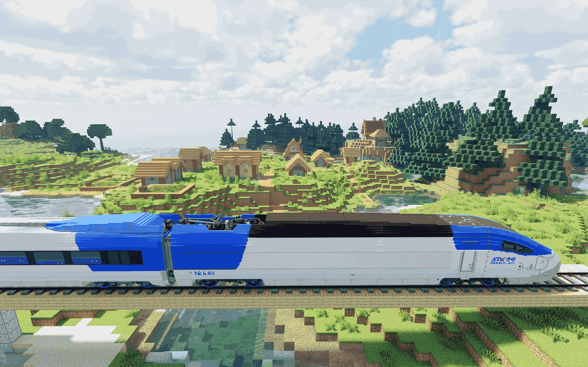 Korea Voxel Train Pack [IR/Immersive Railroading] — скриншот 6 (Текстуры, Minecraft)