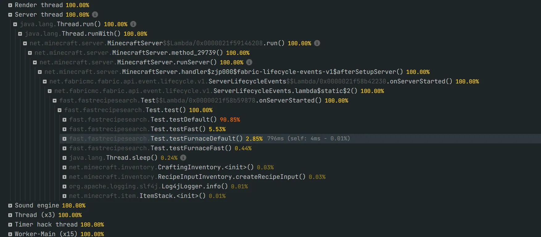 Fast Recipe Search, Моды, Minecraft
