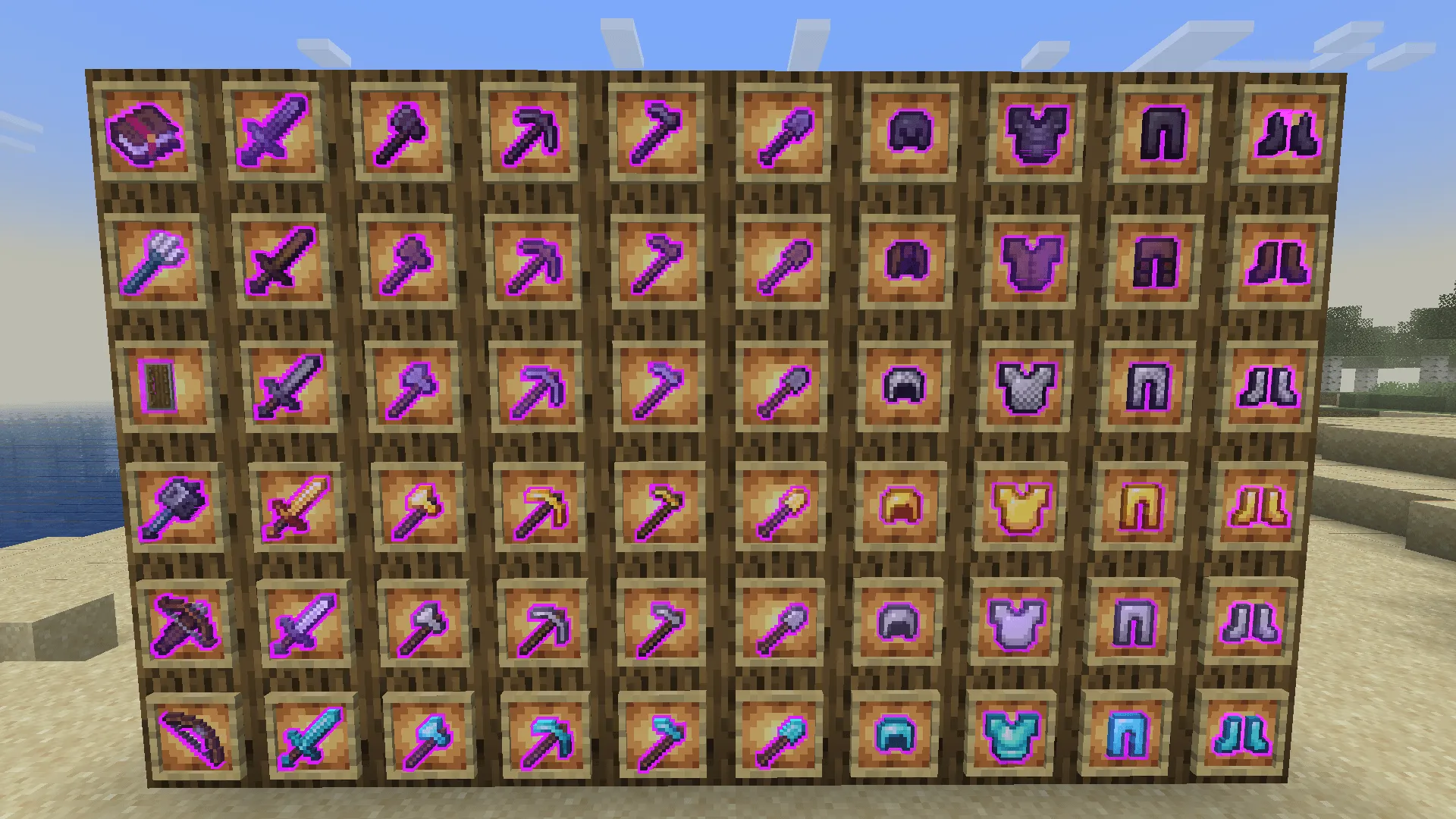 MaskyEnchantedItems, Текстуры, Minecraft