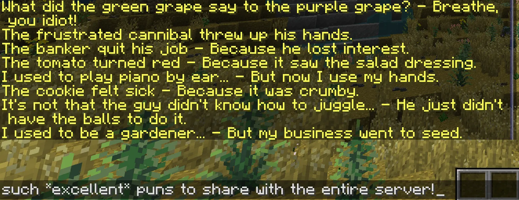 Puns, Моды, Minecraft