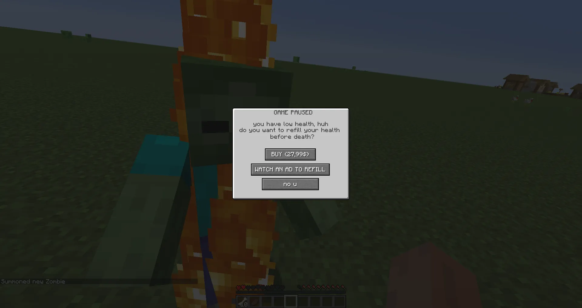 pay2play, Моды, Minecraft