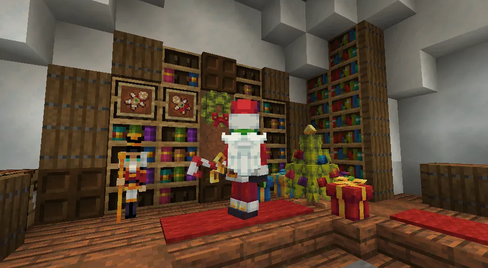 Christmas Grandma's Cabinet — скриншот 1 (Моды, Minecraft)