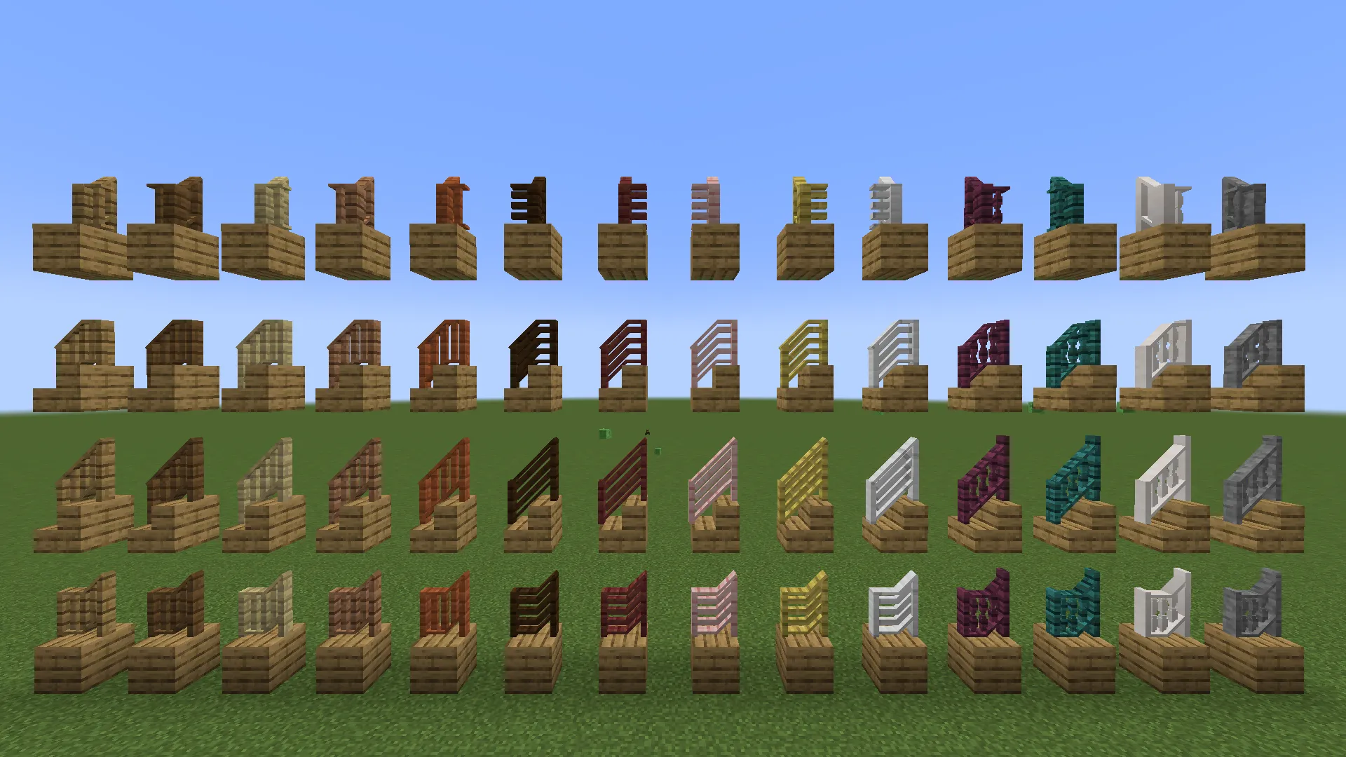 Decorative Railings — скриншот 7 (Моды, Minecraft)
