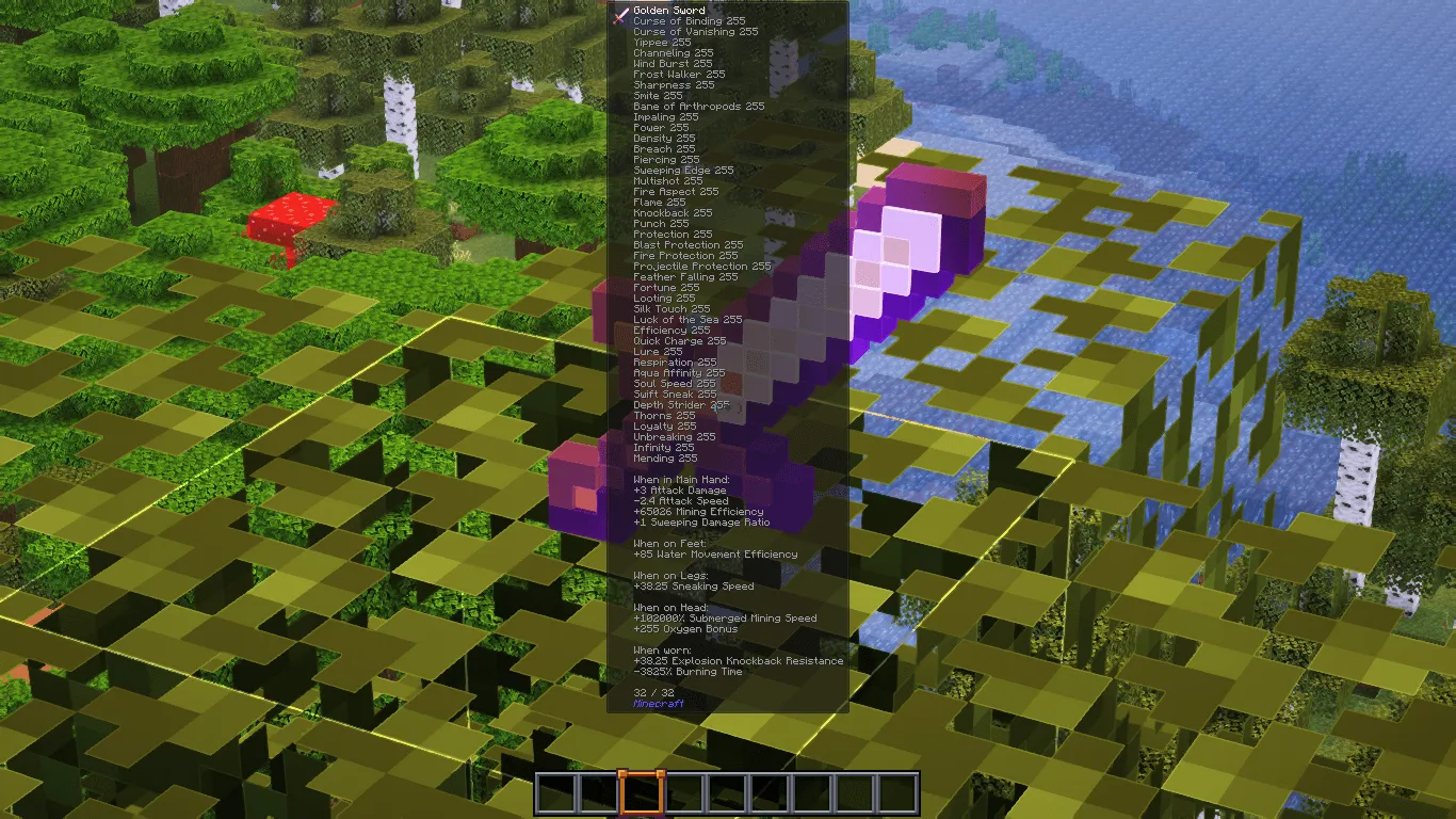 Numbered Levels, Текстуры, Minecraft