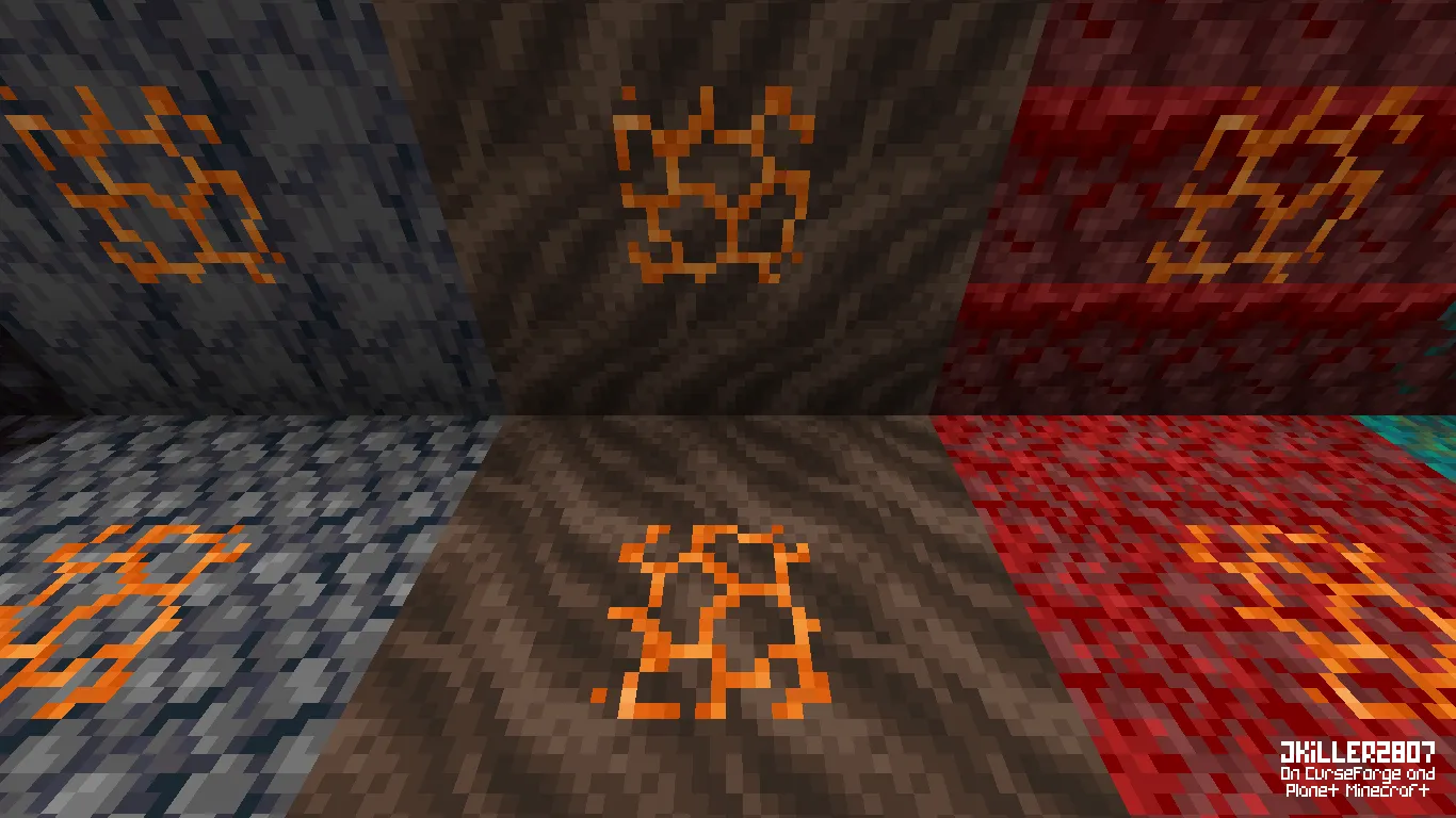 Magma Variants, Текстуры, Minecraft