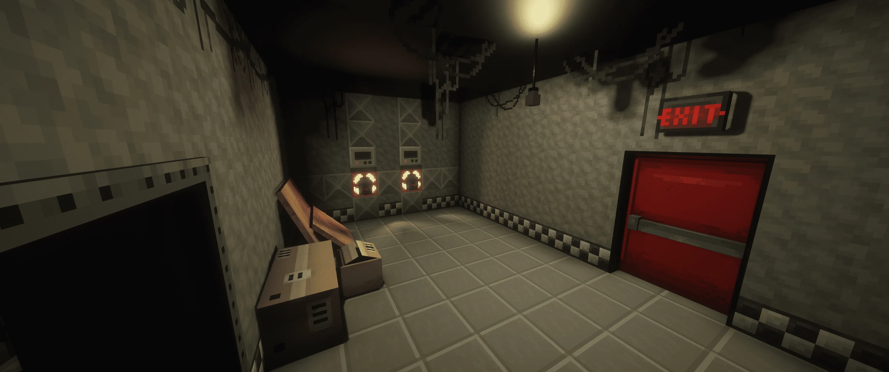 Five Nights at Pixels - The Facility — скриншот 20 (Модпаки, Minecraft)