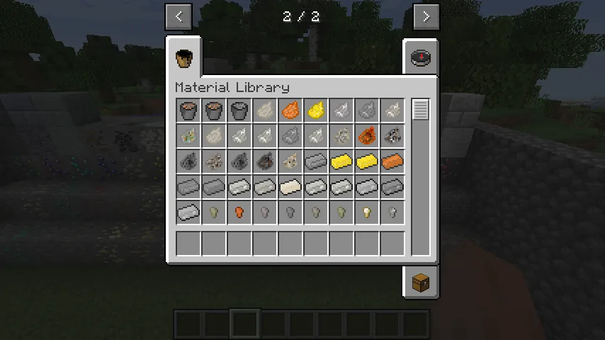 Material Library, Моды, Minecraft