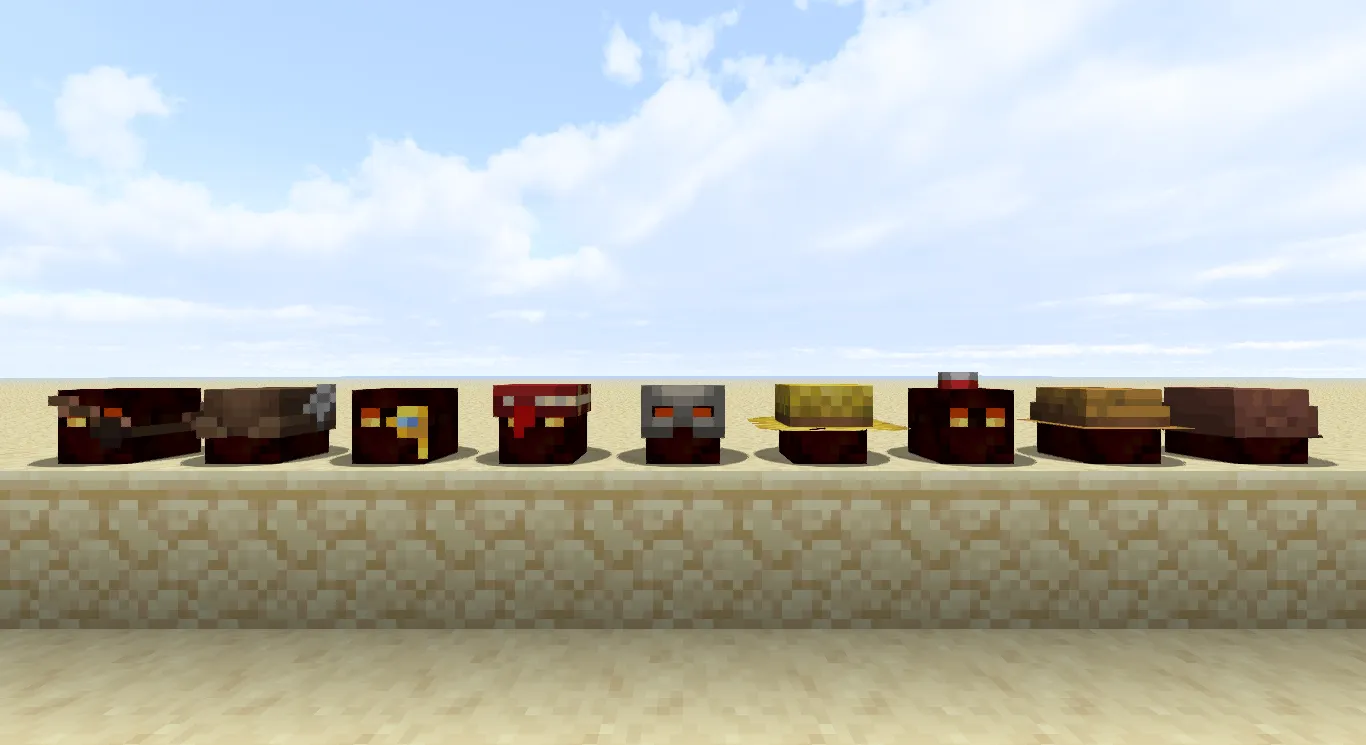 Slimes with hats — скриншот 1 (Текстуры, Minecraft)