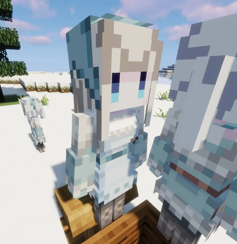 Melody's Cute Girl Villagers — скриншот 15 (Текстуры, Minecraft)