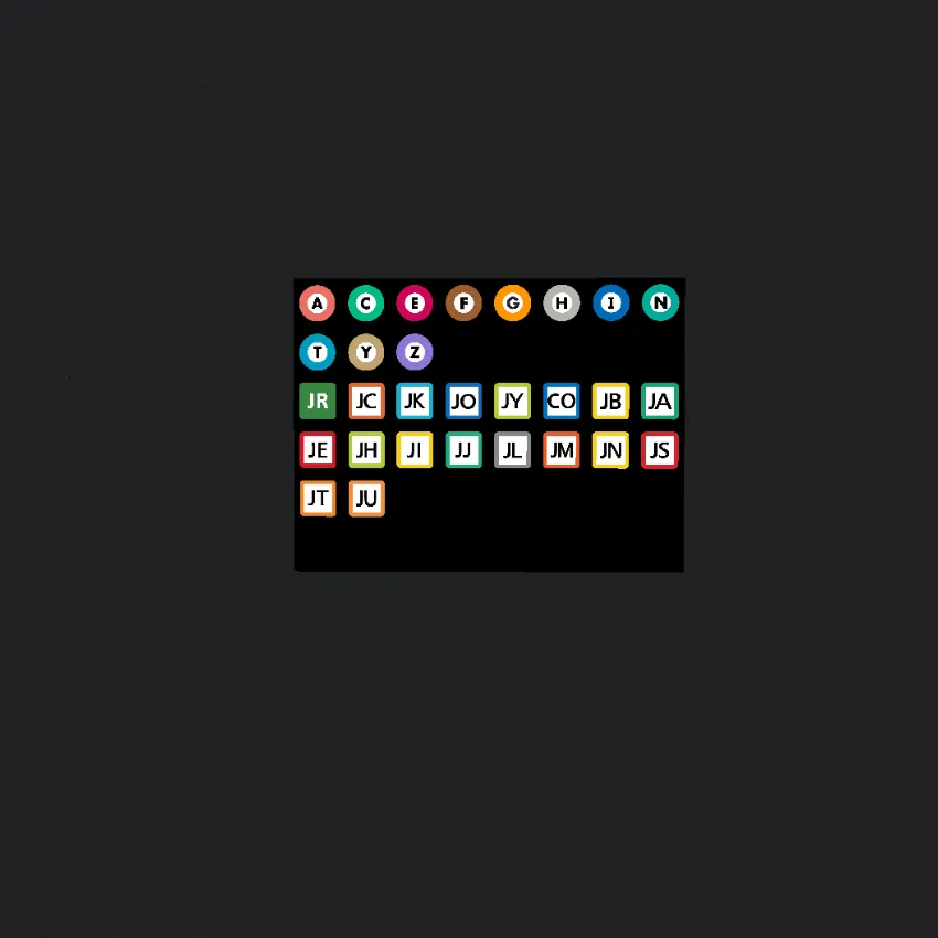 JR Pictograms For MTR — скриншот 3 (Текстуры, Minecraft)