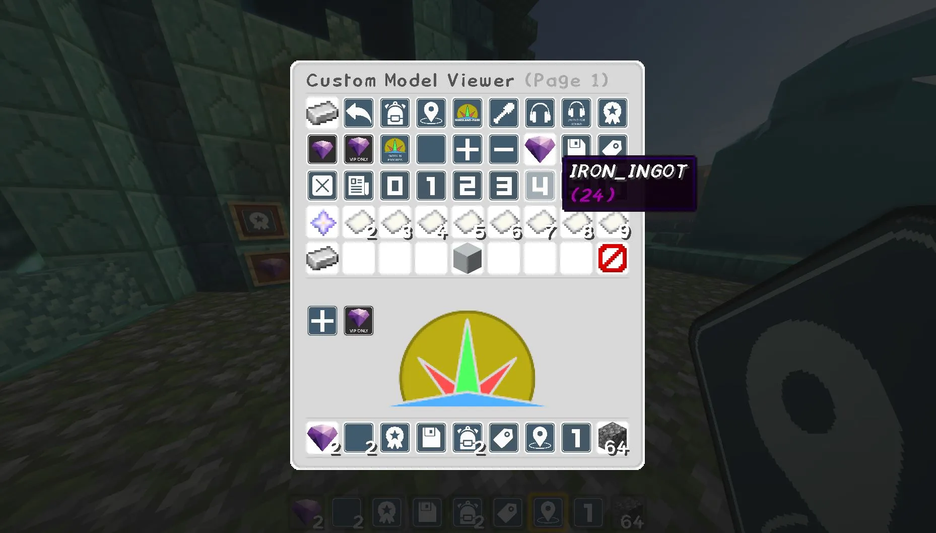 Custom Model Viewer — скриншот 1 (Плагины, Minecraft)