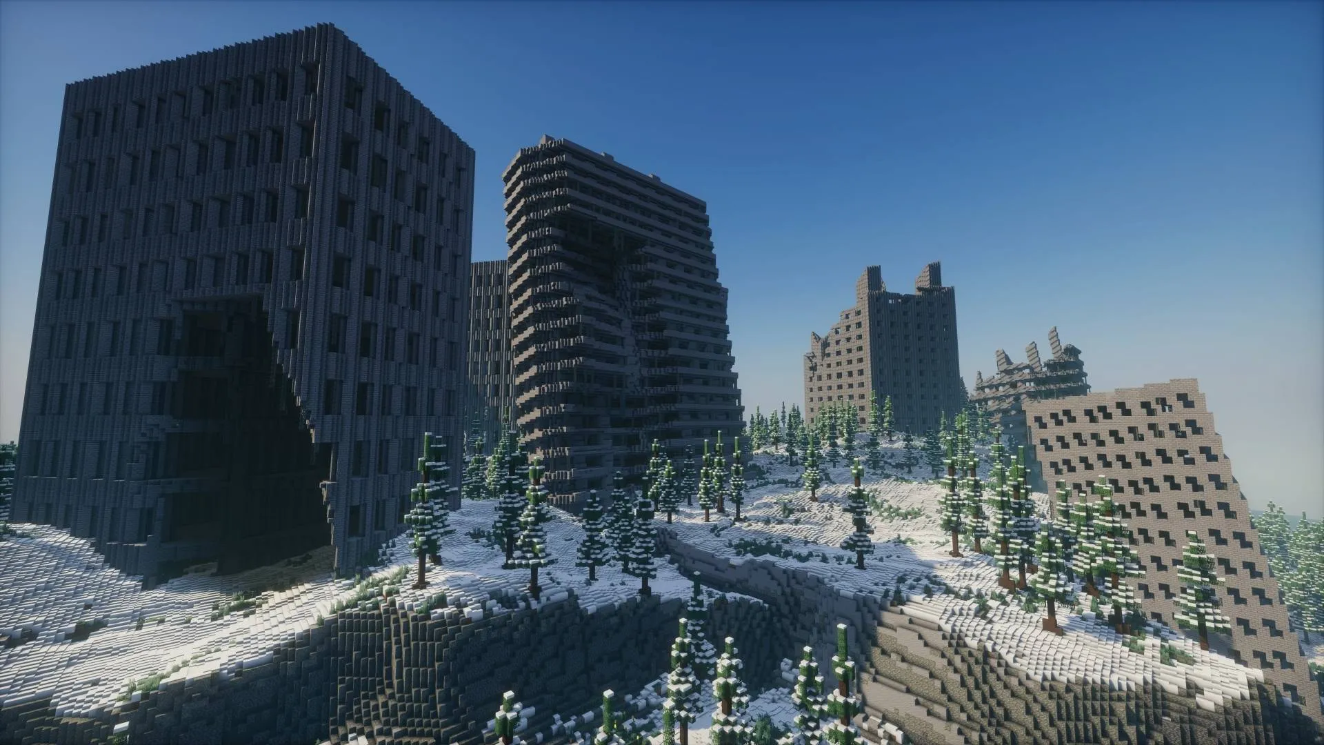 Abandoned City - Survival World — скриншот 8 (Карты, Minecraft)